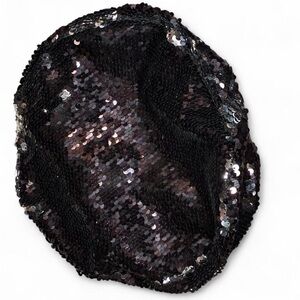 ★ BLACK SEQUIN BERET ★